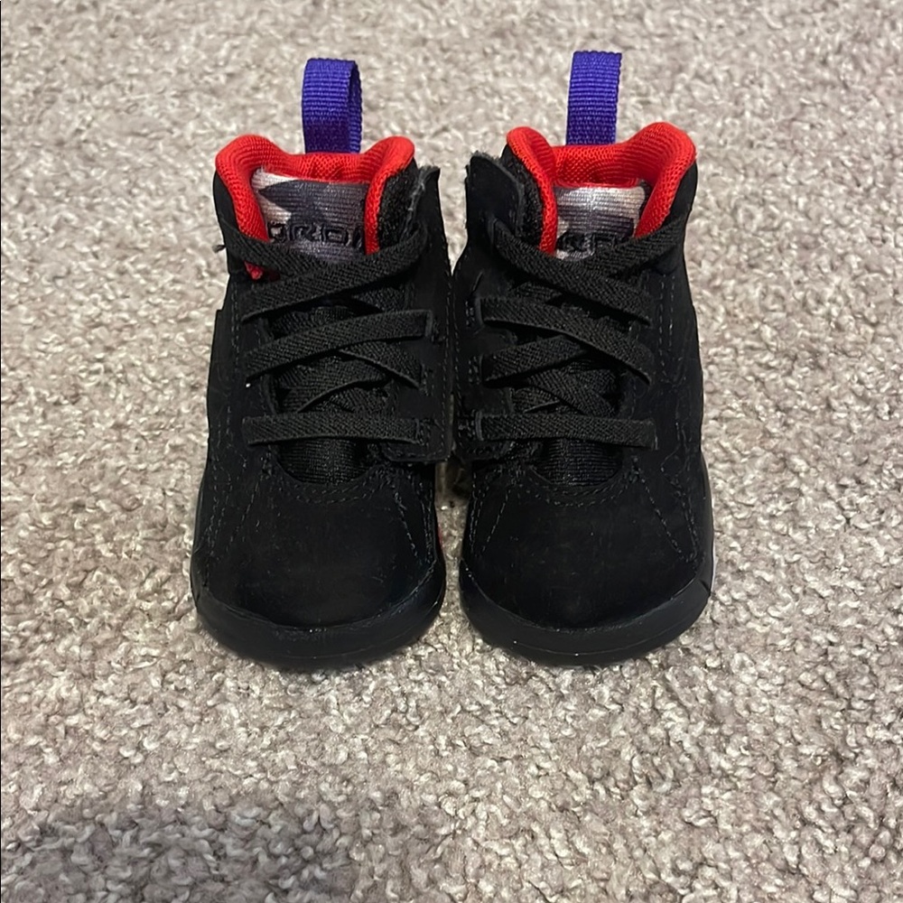 Kids Black and Red Sneakers